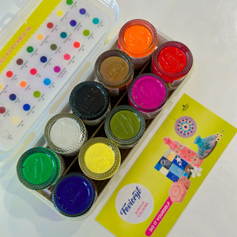 Fevicryl Acrylic Colour (10 Shades) Fevicryl Acrylic Colour (10 Shades)
