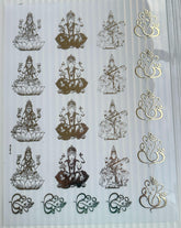 Laxmi Ji Ganesh Metal Insert Sheet