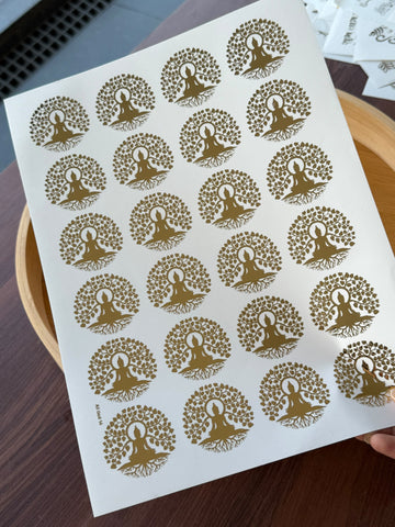 Gold Foil Sticker sheet G10