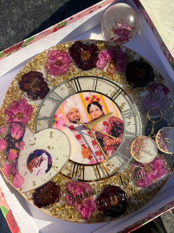 Varmala Clock – Wedding Garland