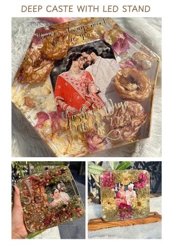 Deep Caste With LED Stand