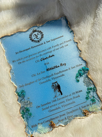 Wedding invitation card