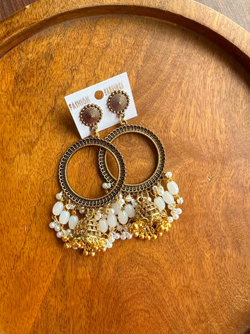 Dulls Jumkha Round White  /gold