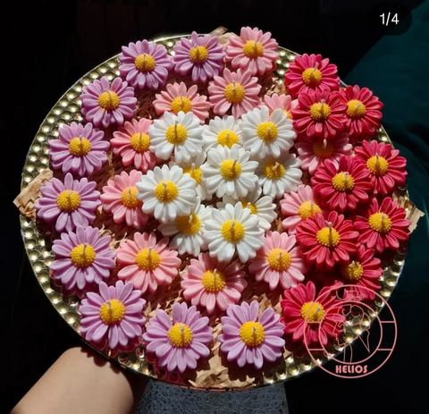 Daisy Candle Mold