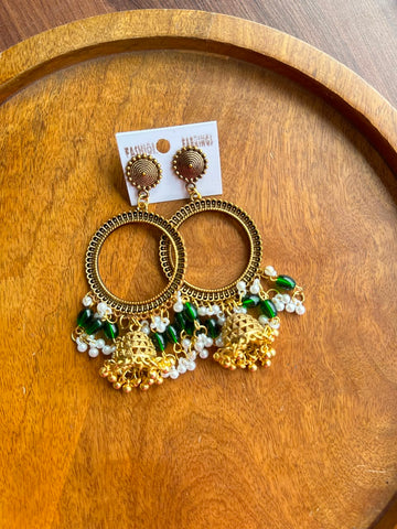 Dulls Jumkha Round Green /gold