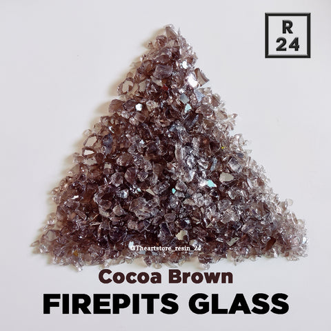 Firepits Glass Cocoa Brown - Resin24