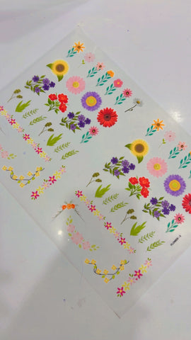 Flower insert sheet