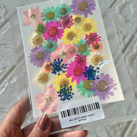 Multi Color Flower Sheet F5