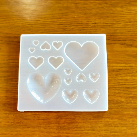 14 Pcs Heart Mold Small