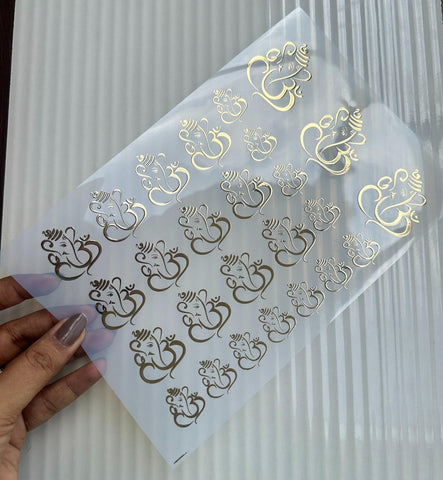 Ganesha Metal Insert Sheet