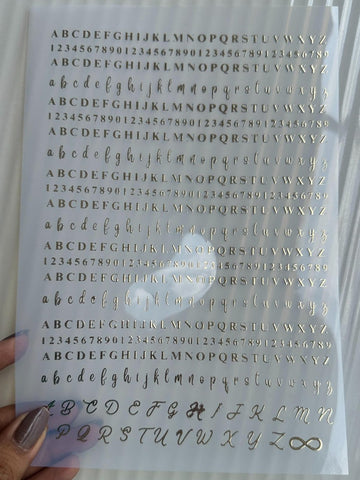 Mix Mini ABCD Metal Insert Sheet