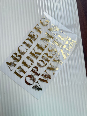 Big ABCD Metal Insert Sheet