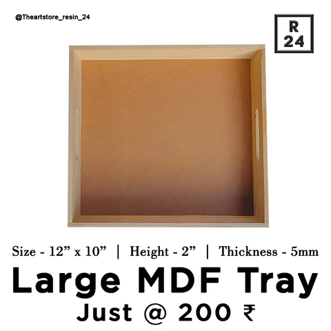 Large Mdf Tray - Resin24