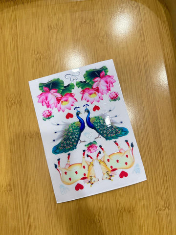 Floral Uvdtf Sticker U12
