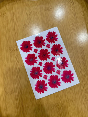 Floral Uvdtf Sticker U14