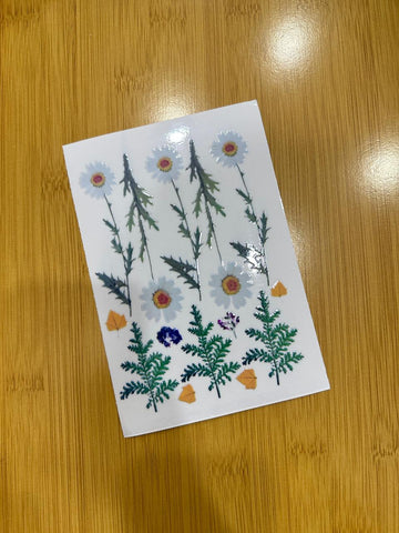 Floral Uvdtf Sticker U25