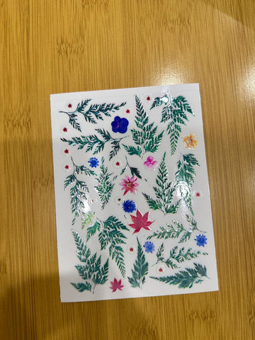 Floral Uvdtf Sticker U29