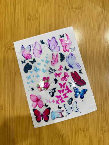 Floral Uvdtf Sticker U31