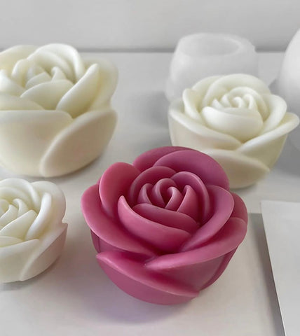 Rose Top Candle Mold