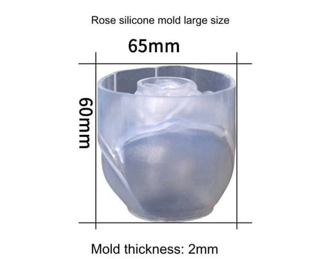 Rose Top Candle Mold