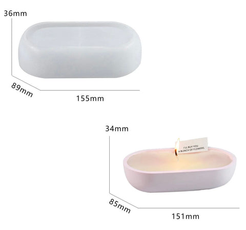 Ship Oval Petri Mold