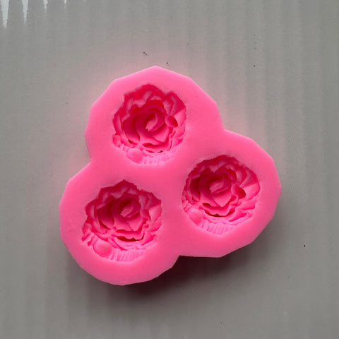 3d Rose Flower Candle Mold