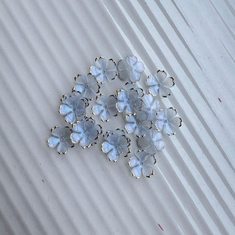 3D Flower Light Blue