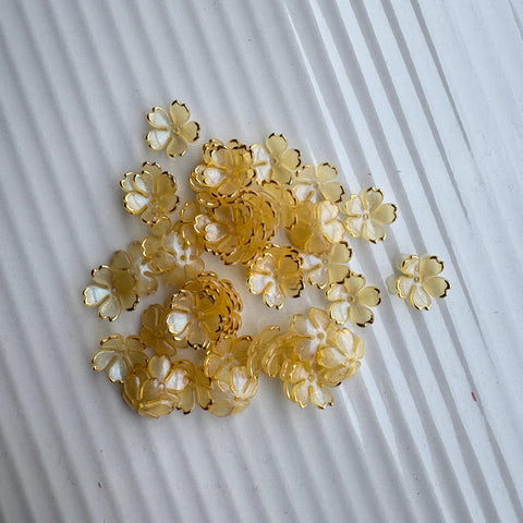 3D Lotus Flower Golden