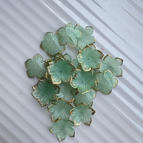 3D Lotus Flower Green
