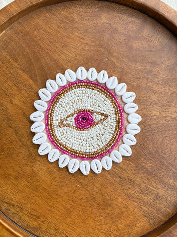 Pink Evil Eye Patch