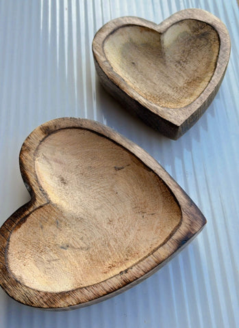 Heart  Wooden Candles Jar