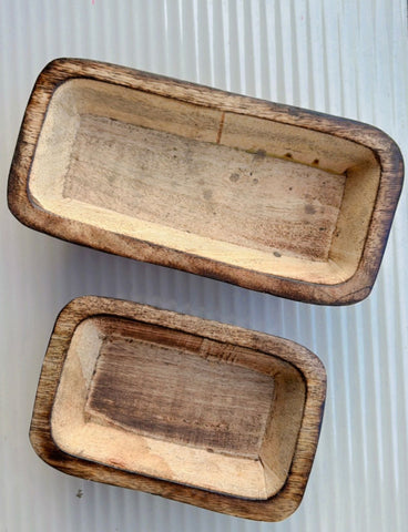 Boat Square Wooden Candles Jar