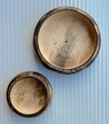 Urli  Wooden Candles Jar
