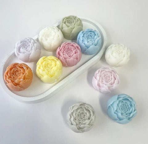 3D Bud Flower Candle Mold Small