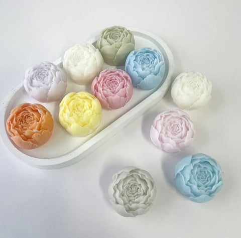 3D Bud Flower Candle Mold Big