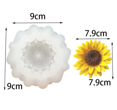 Sunflower Candle Mold