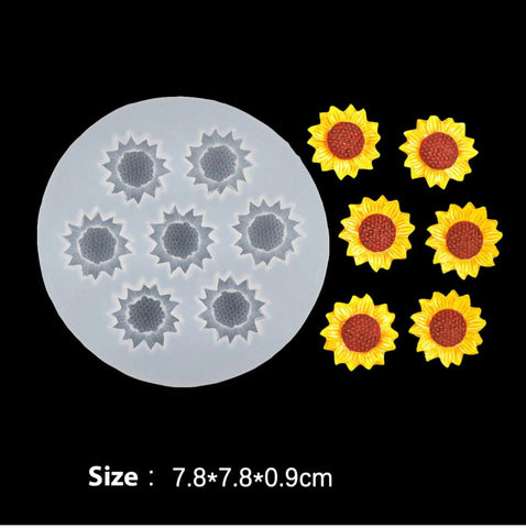 7 In 1 Sunflower Mold