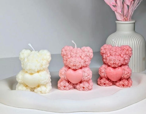 Teddy Candle Mold
