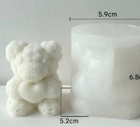 Teddy Candle Mold