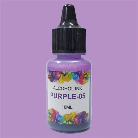 Alcoholic ink Purple 05
