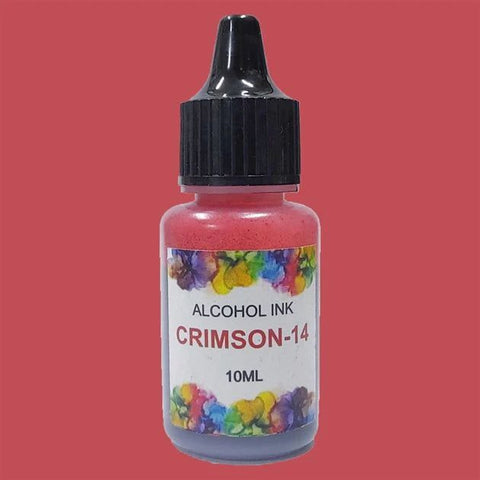 Alcoholic ink Crimson 14