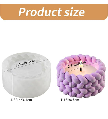 Woven Rope Candle Mold