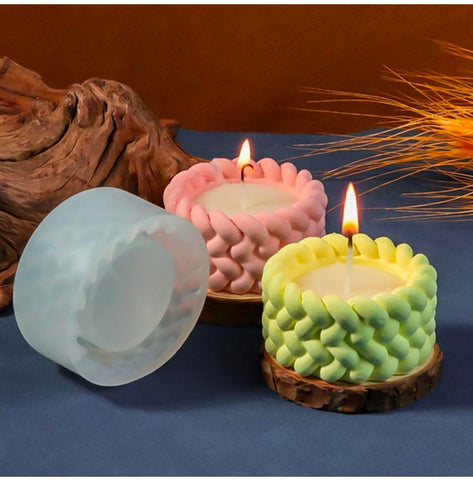 Woven Rope Candle Mold
