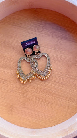 Heart Shape Gold Jumkha