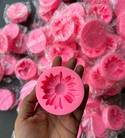 Pink Daisy Candle Mold