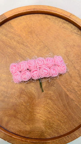 Tiny Pink Rose Flowers