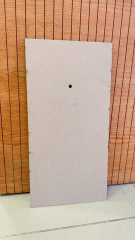 Rectangular Clock Mdf