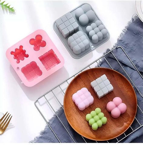 4 In 1 Bubble Candle Mold