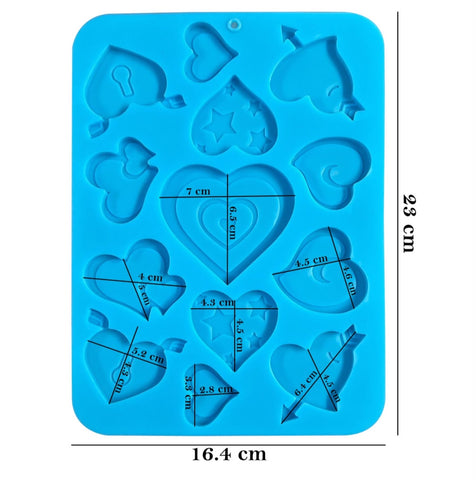 Mix Heart Mold