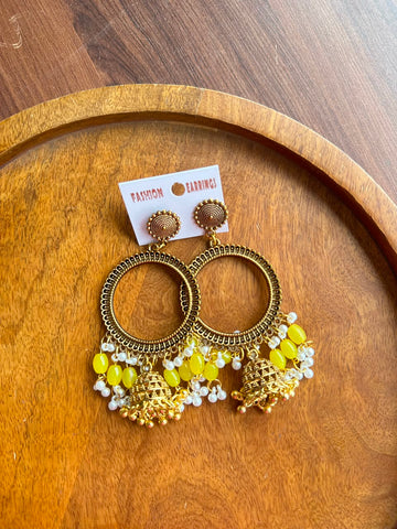 Dulls Jumkha Round Yellow /gold